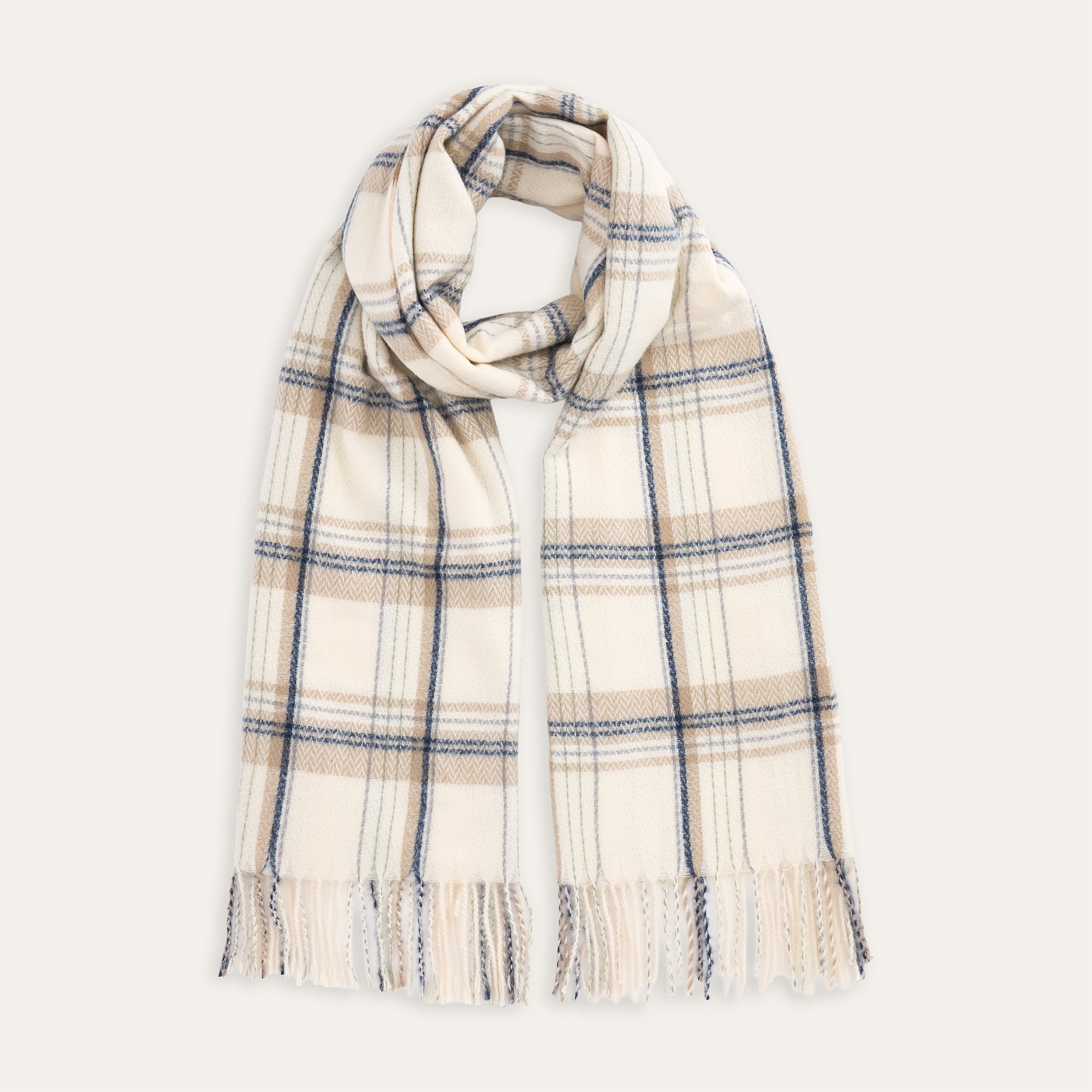 ÇİZGİLİ PÜSKÜLLÜ ATKI