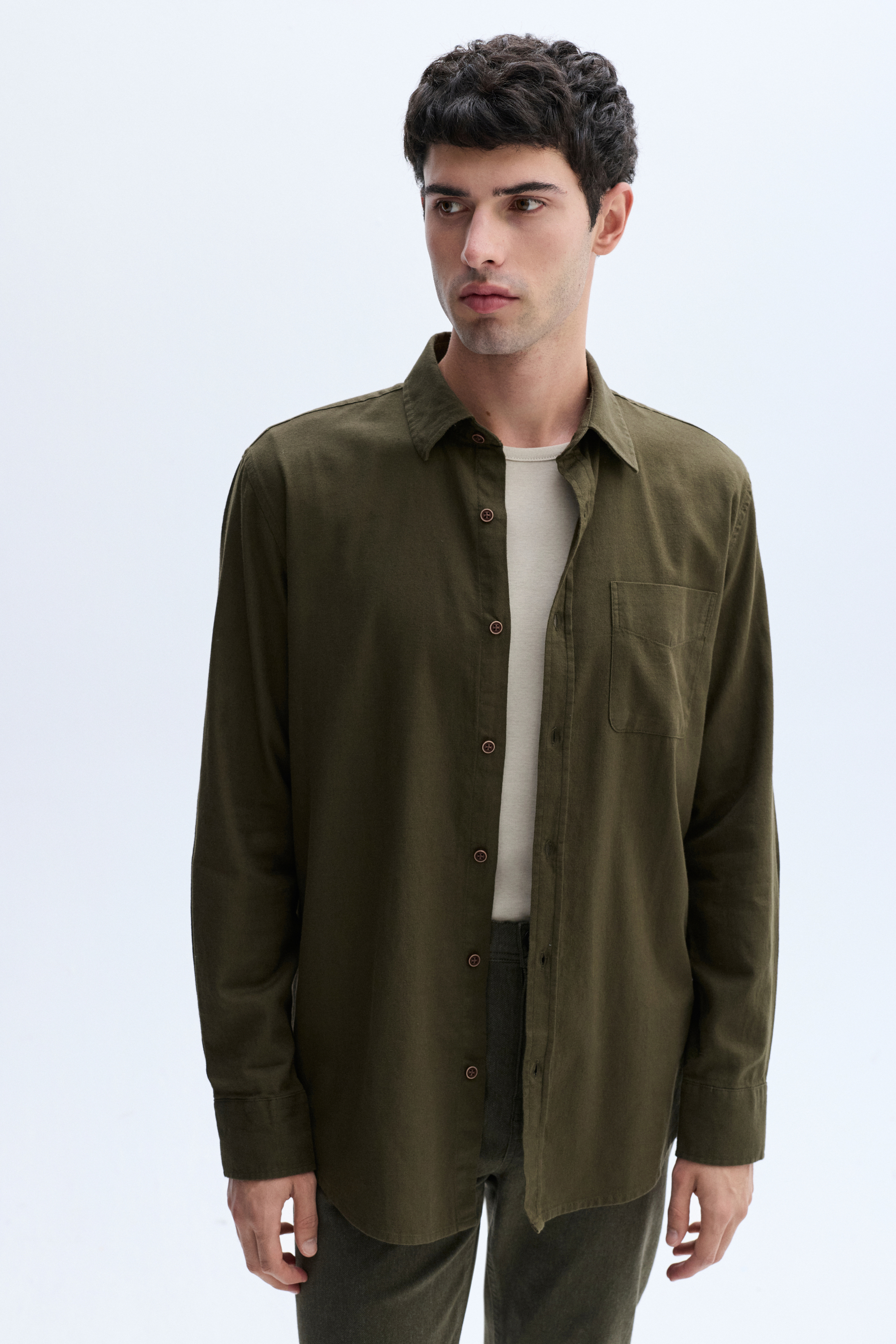 REGULAR FIT UZUN KOLLU GÖMLEK