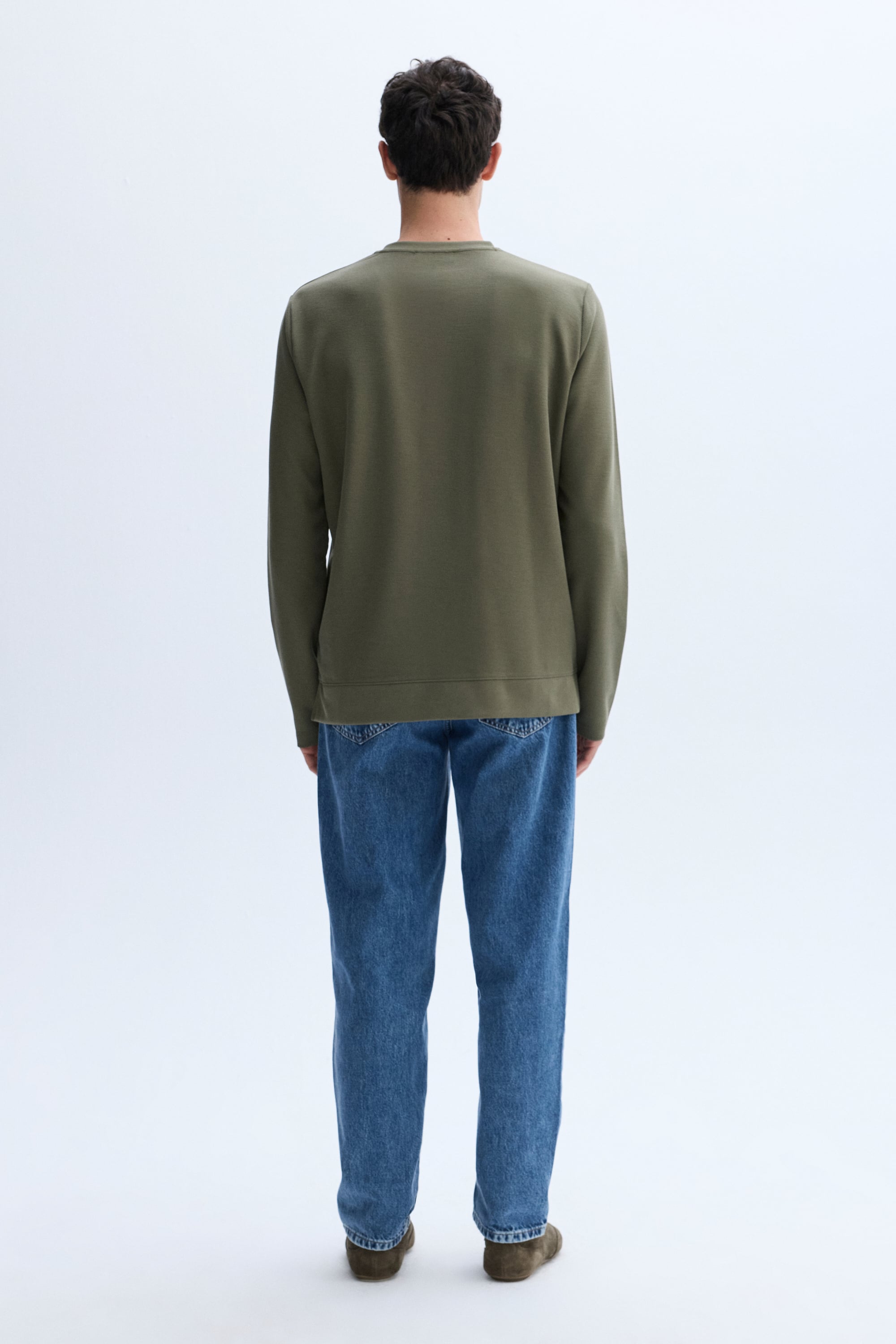 BİSİKLET YAKA SWEATSHIRT