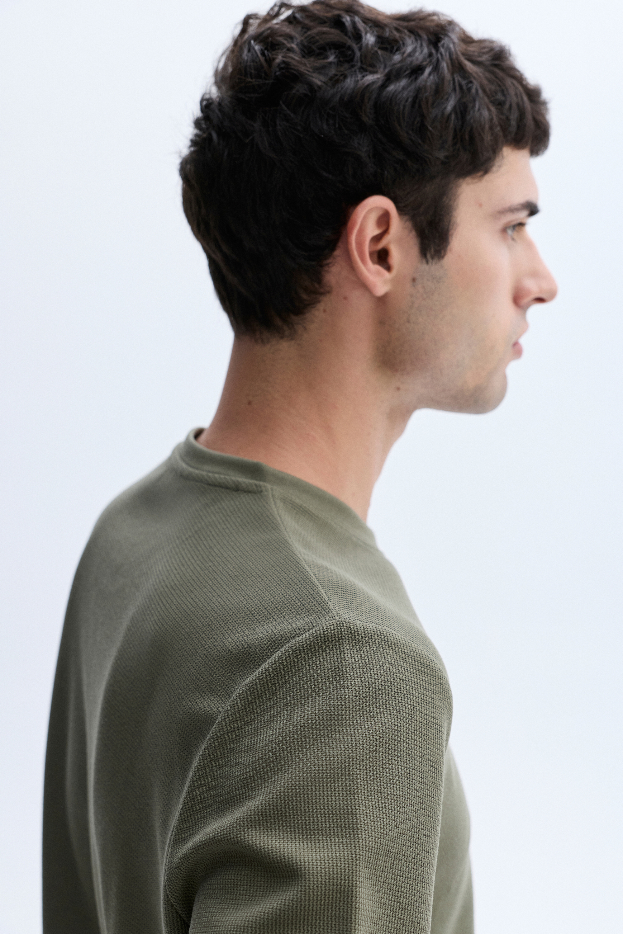 BİSİKLET YAKA SWEATSHIRT