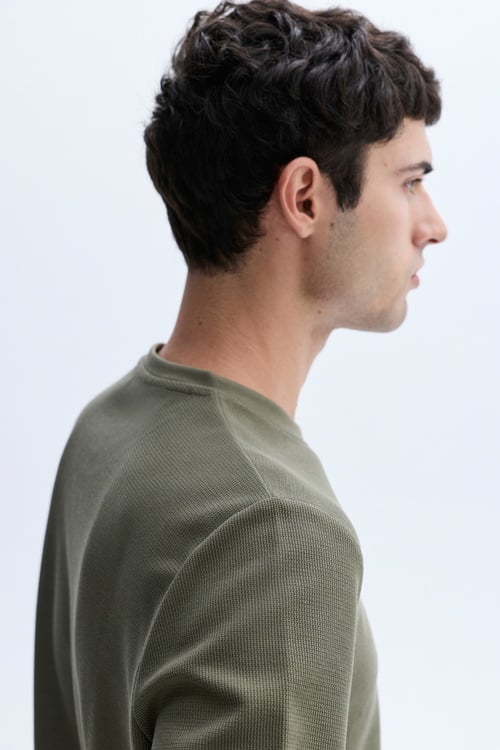 BİSİKLET YAKA SWEATSHIRT