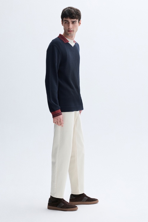 LOOSE FIT POLO YAKA KAZAK