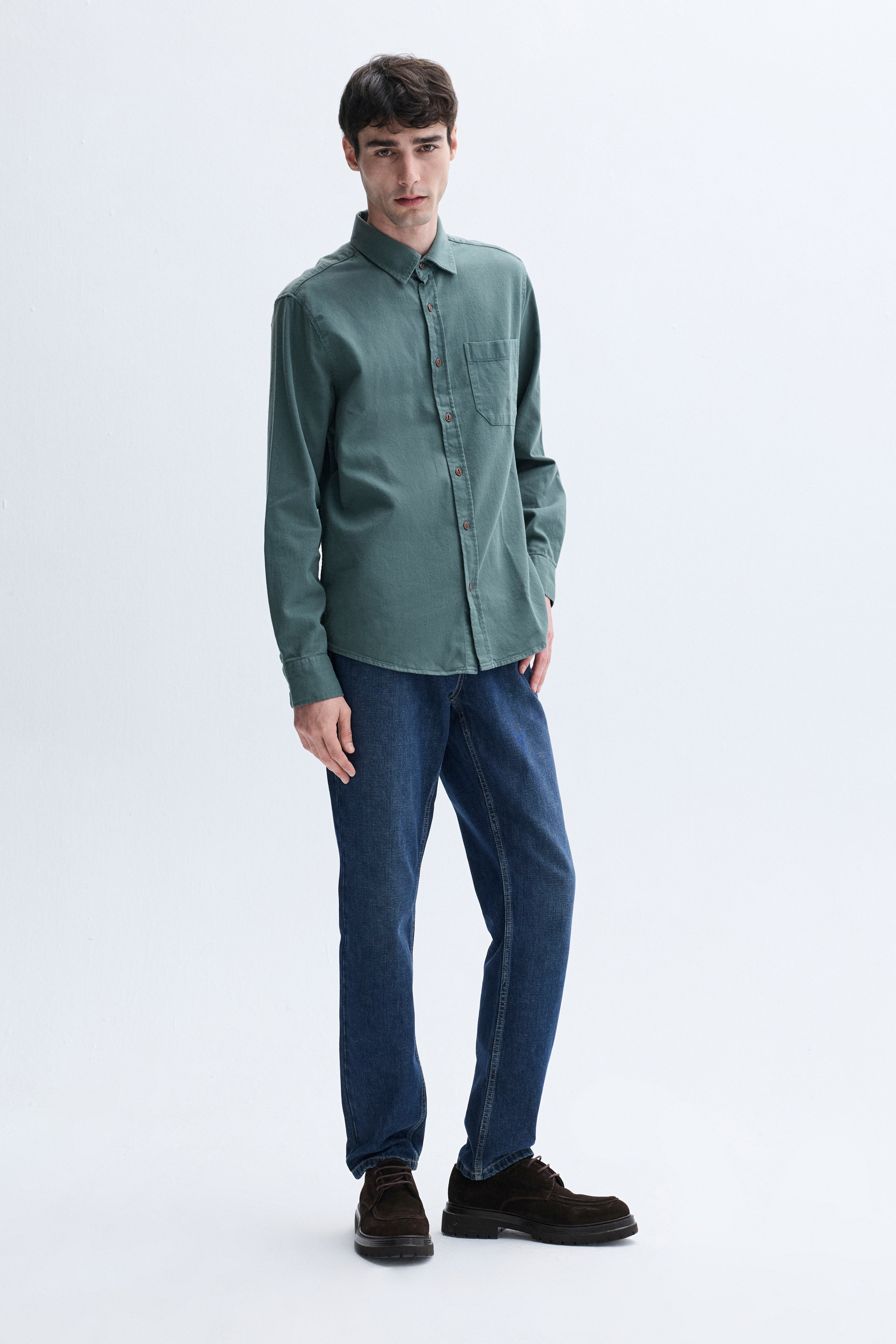 COMFORT FIT CASUAL UZUN KOLLU GÖMLEK