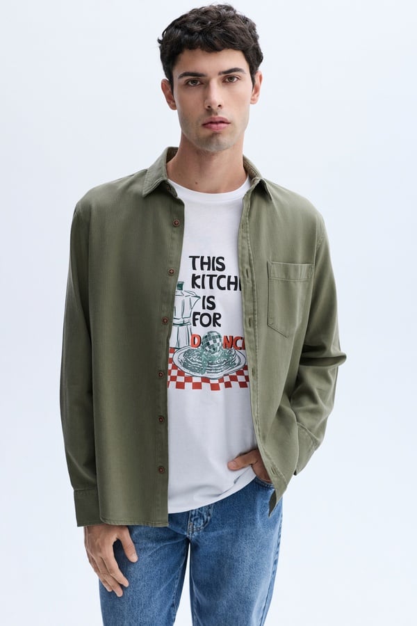 REGULAR FIT UZUN KOLLU CASUAL GÖMLEK