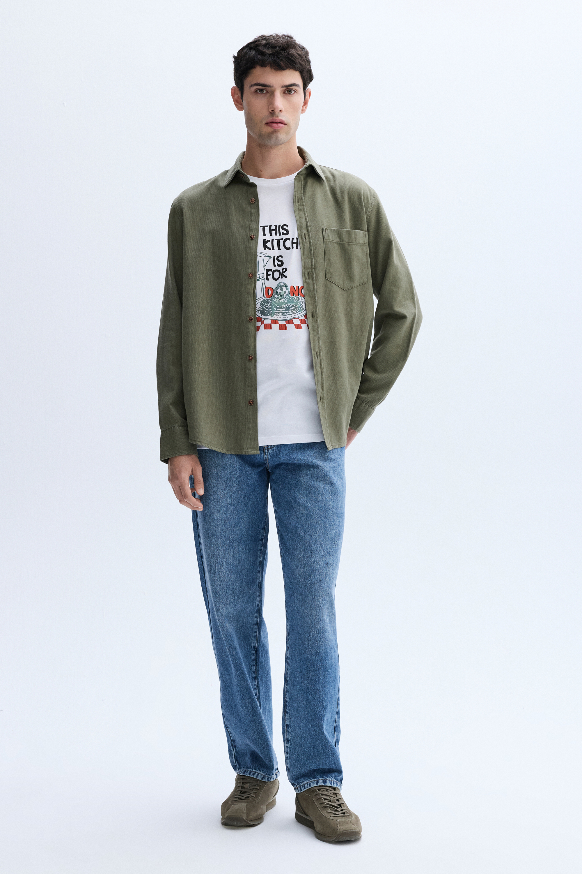 REGULAR FIT UZUN KOLLU CASUAL GÖMLEK