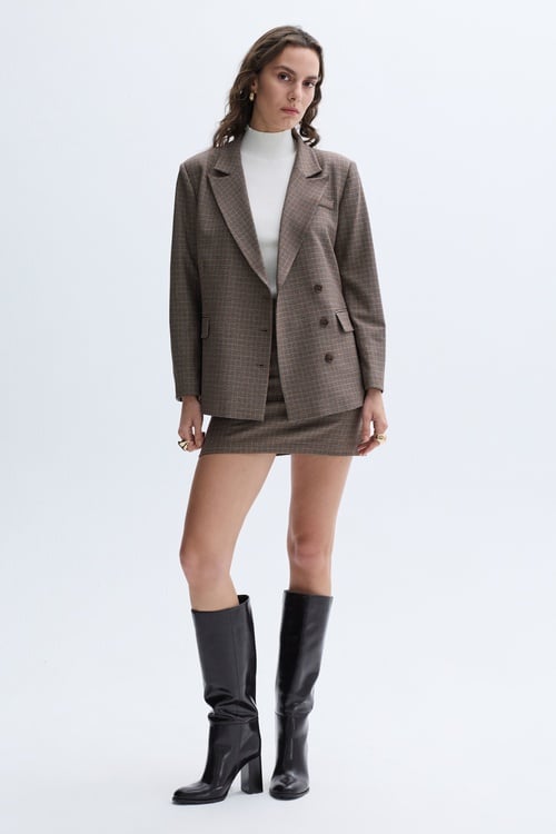 EKOSELİ REGULAR FIT BLAZER CEKET