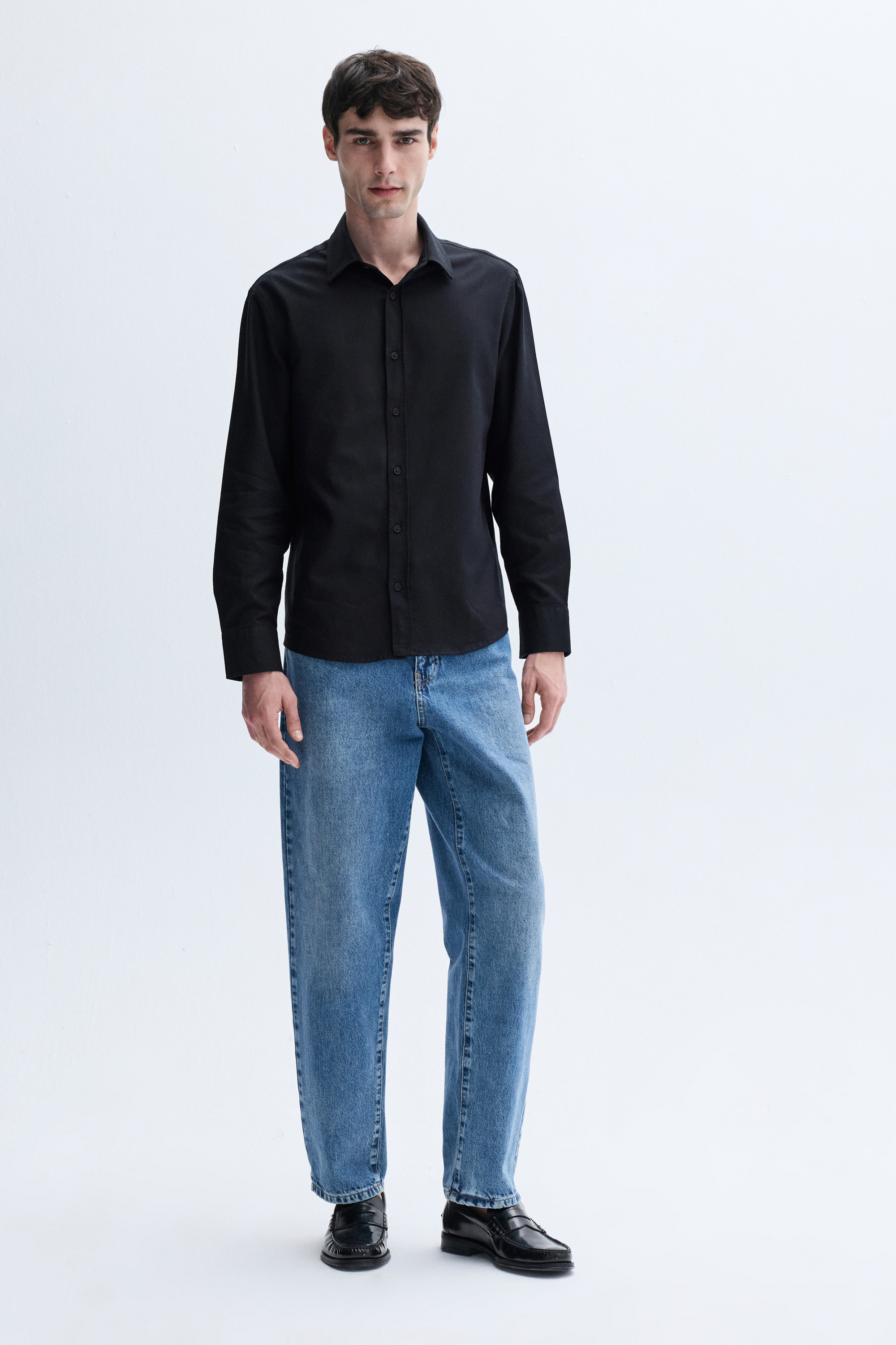 REGULAR FIT UZUN KOLLU GÖMLEK