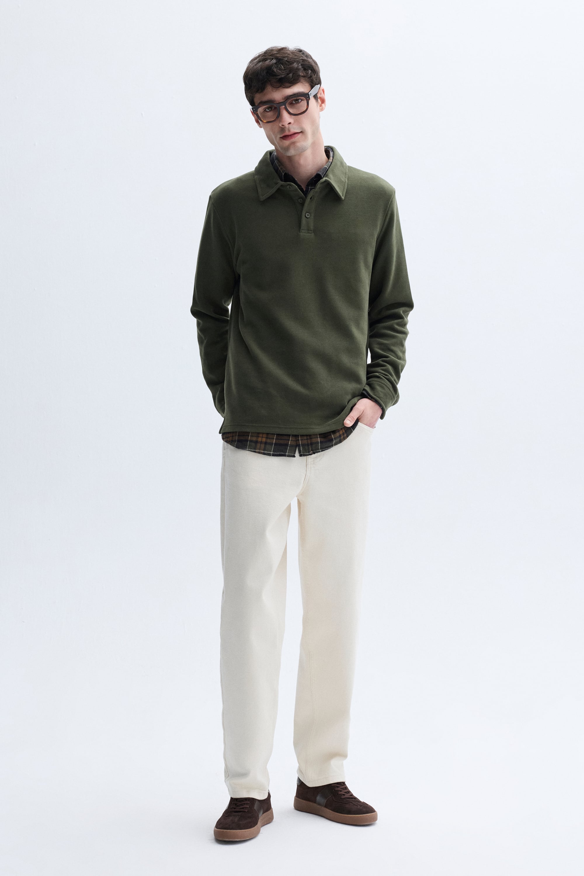 POLO YAKA SWEATSHIRT