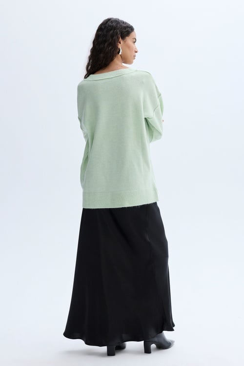  LOOSE FIT V YAKA KAZAK