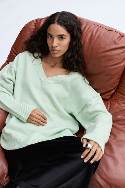  LOOSE FIT V YAKA KAZAK