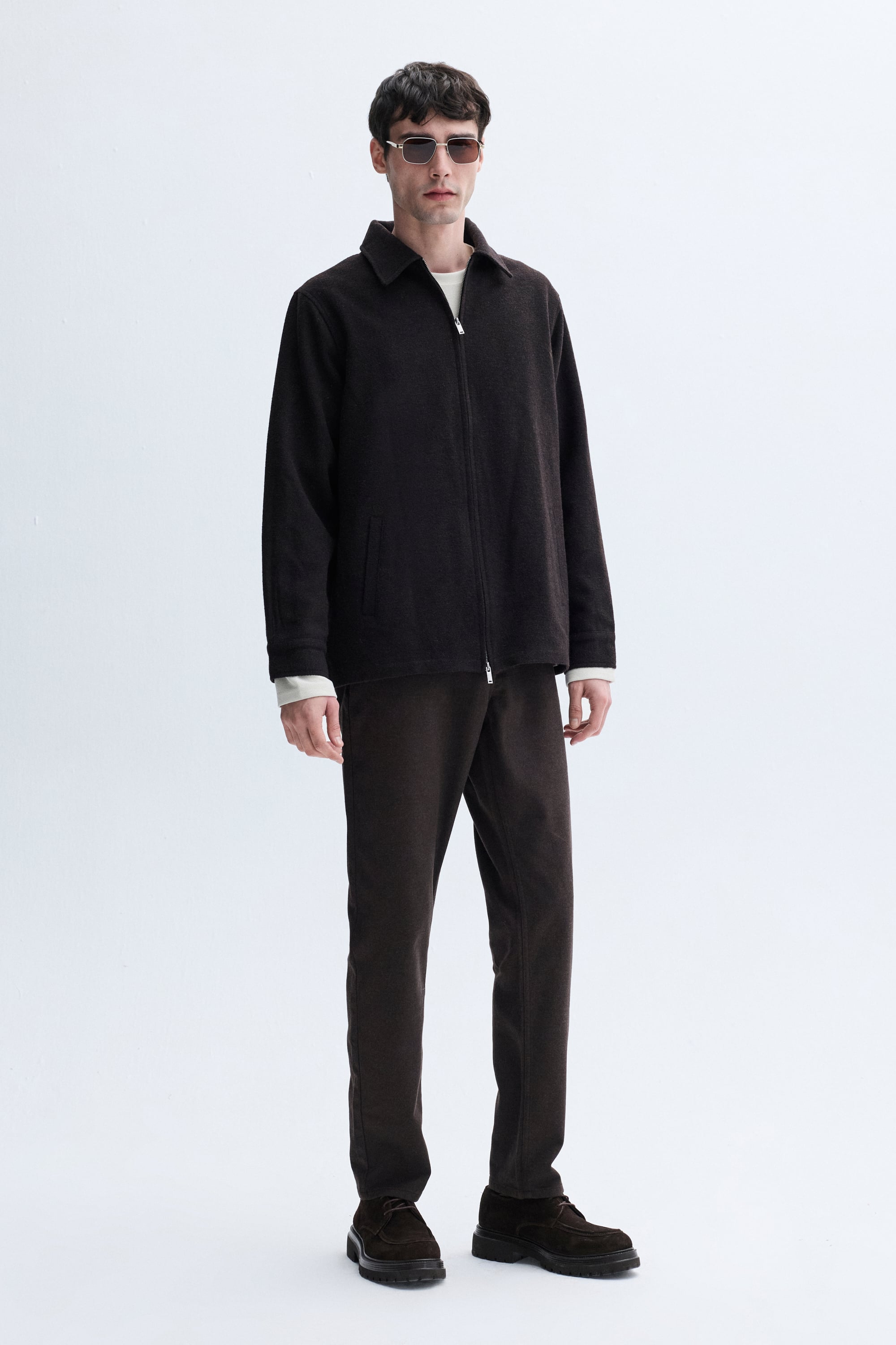 YÜN KARIŞIMLI CASUAL CEKET