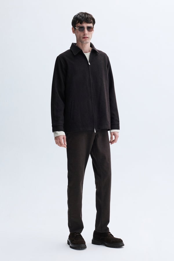 YÜN KARIŞIMLI CASUAL CEKET