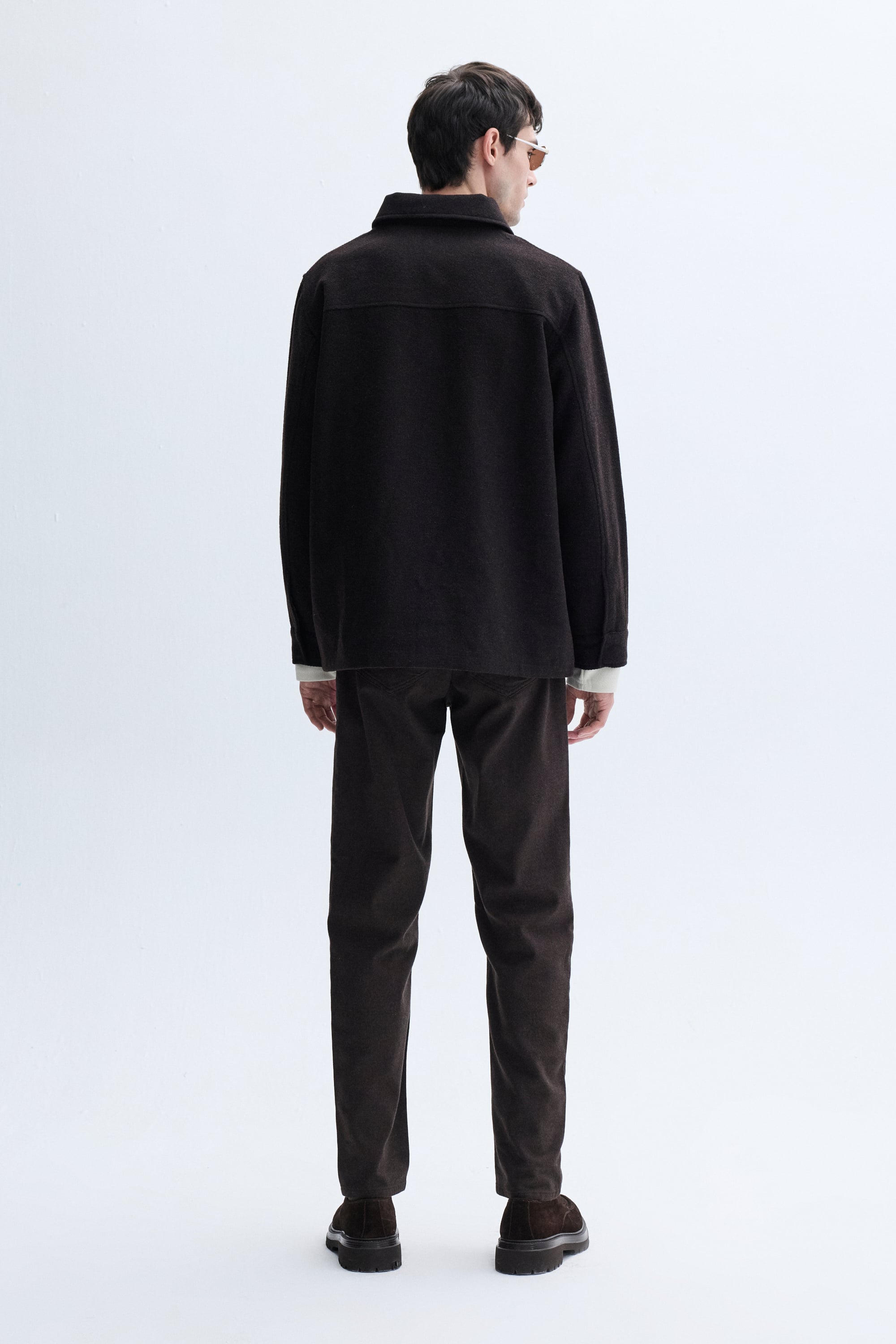 YÜN KARIŞIMLI CASUAL CEKET