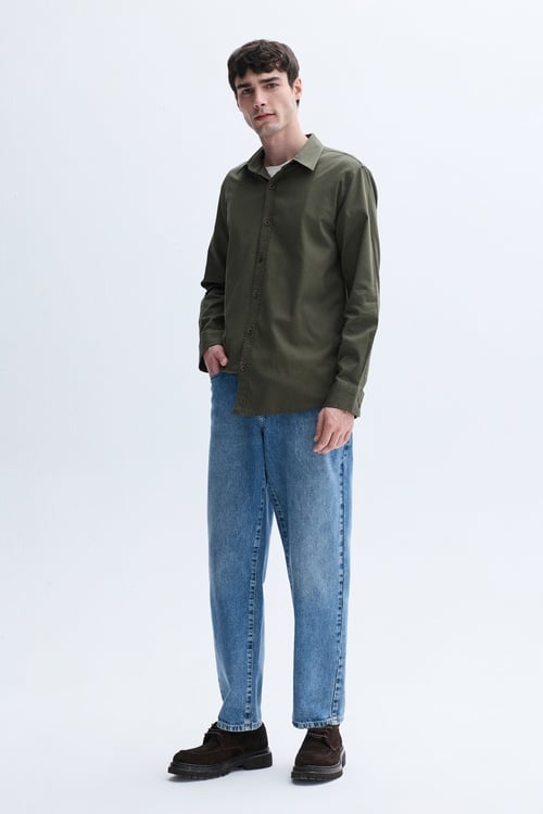 REGULAR FIT UZUN KOLLU GÖMLEK