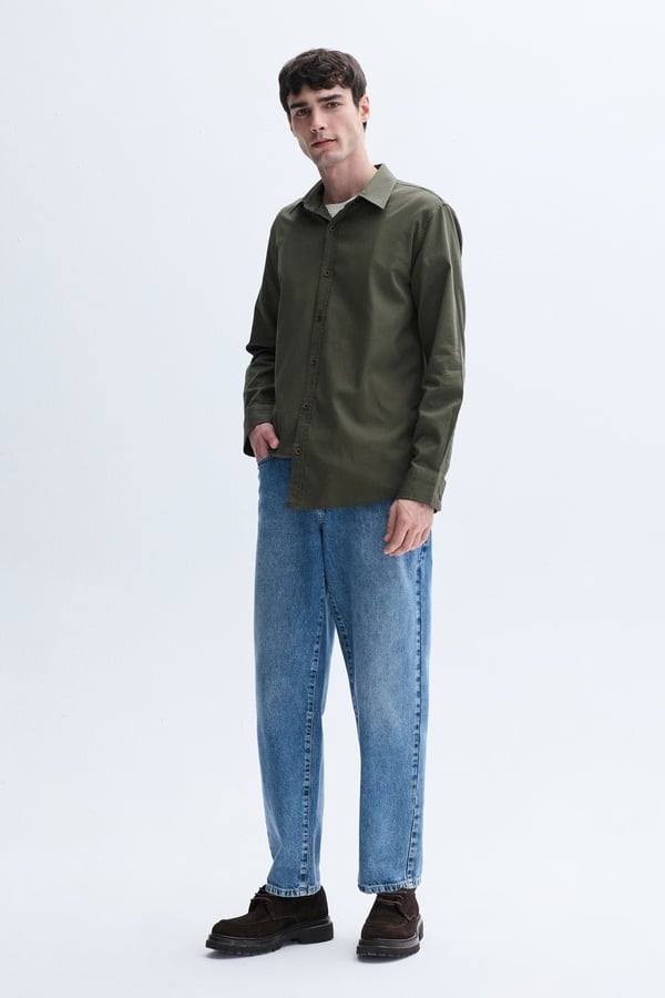 REGULAR FIT UZUN KOLLU GÖMLEK