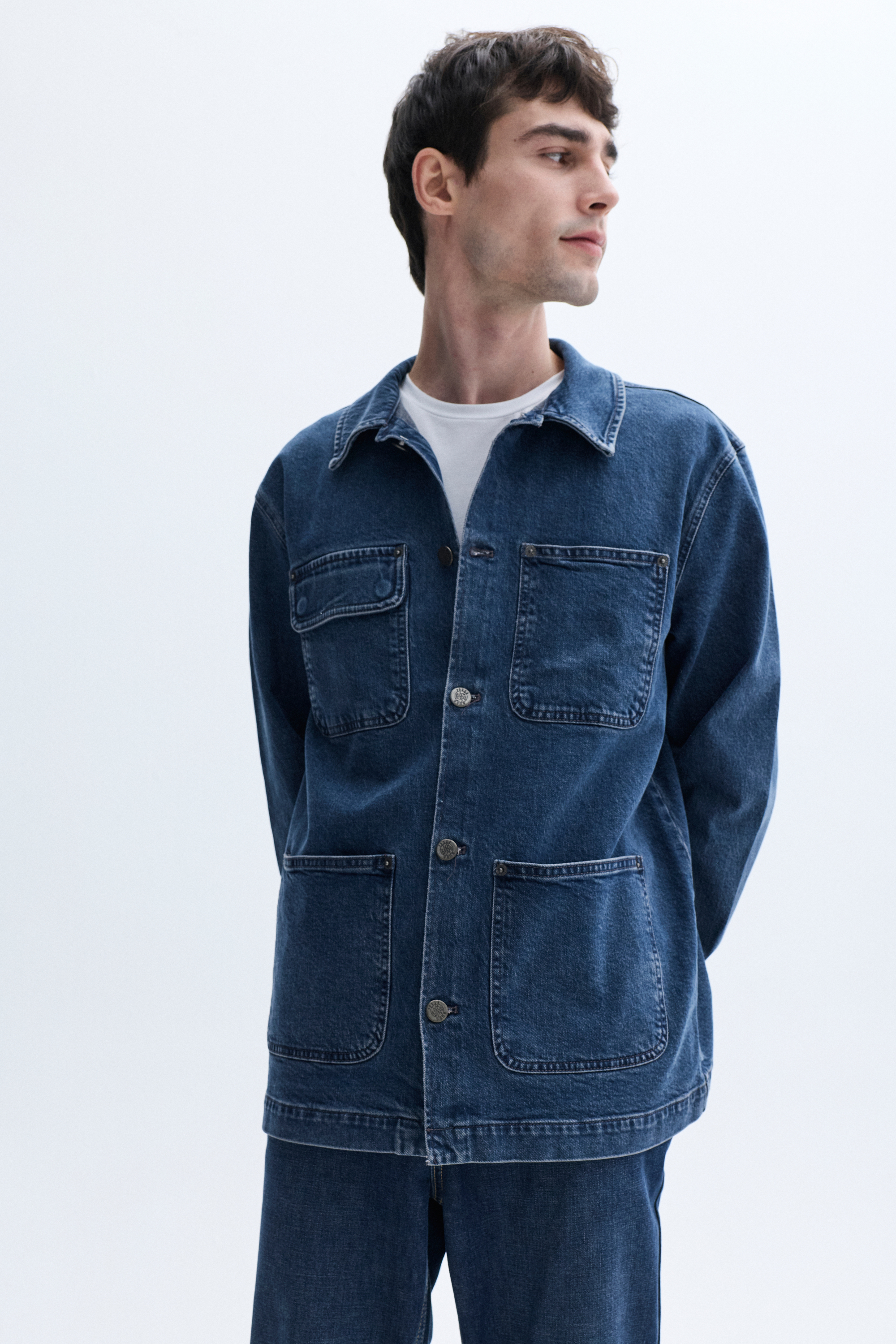 ÇOK CEPLİ CASUAL JEAN CEKET