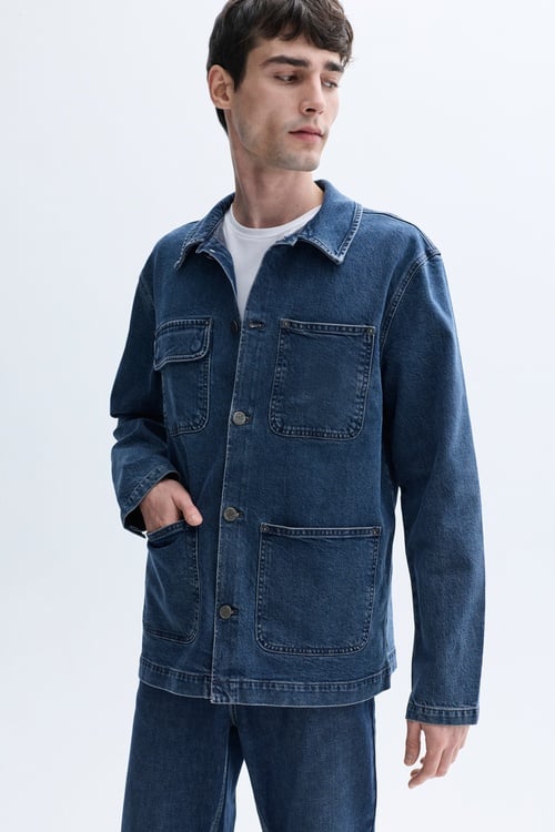  ÇOK CEPLİ CASUAL JEAN CEKET