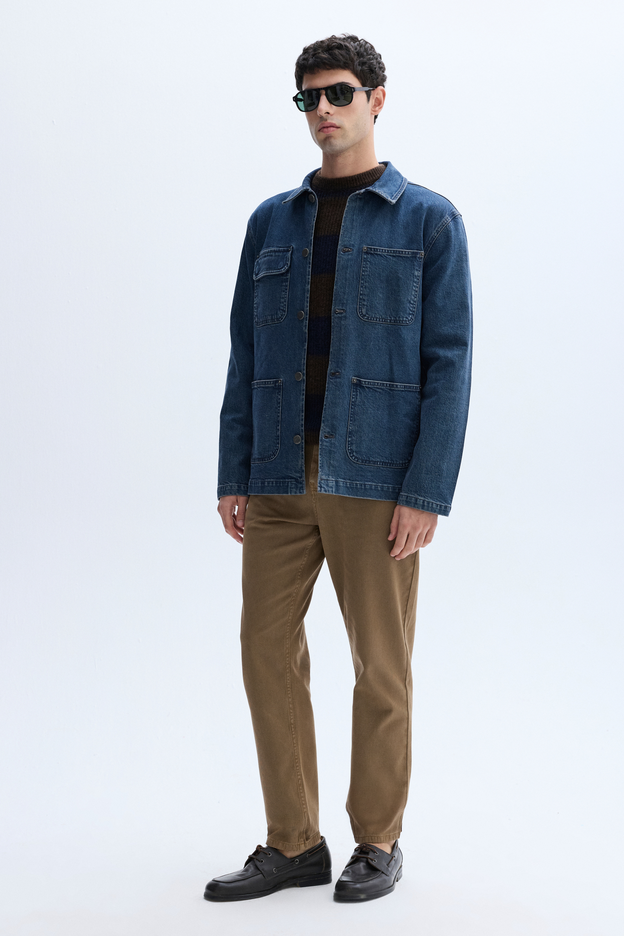 ÇOK CEPLİ CASUAL JEAN CEKET