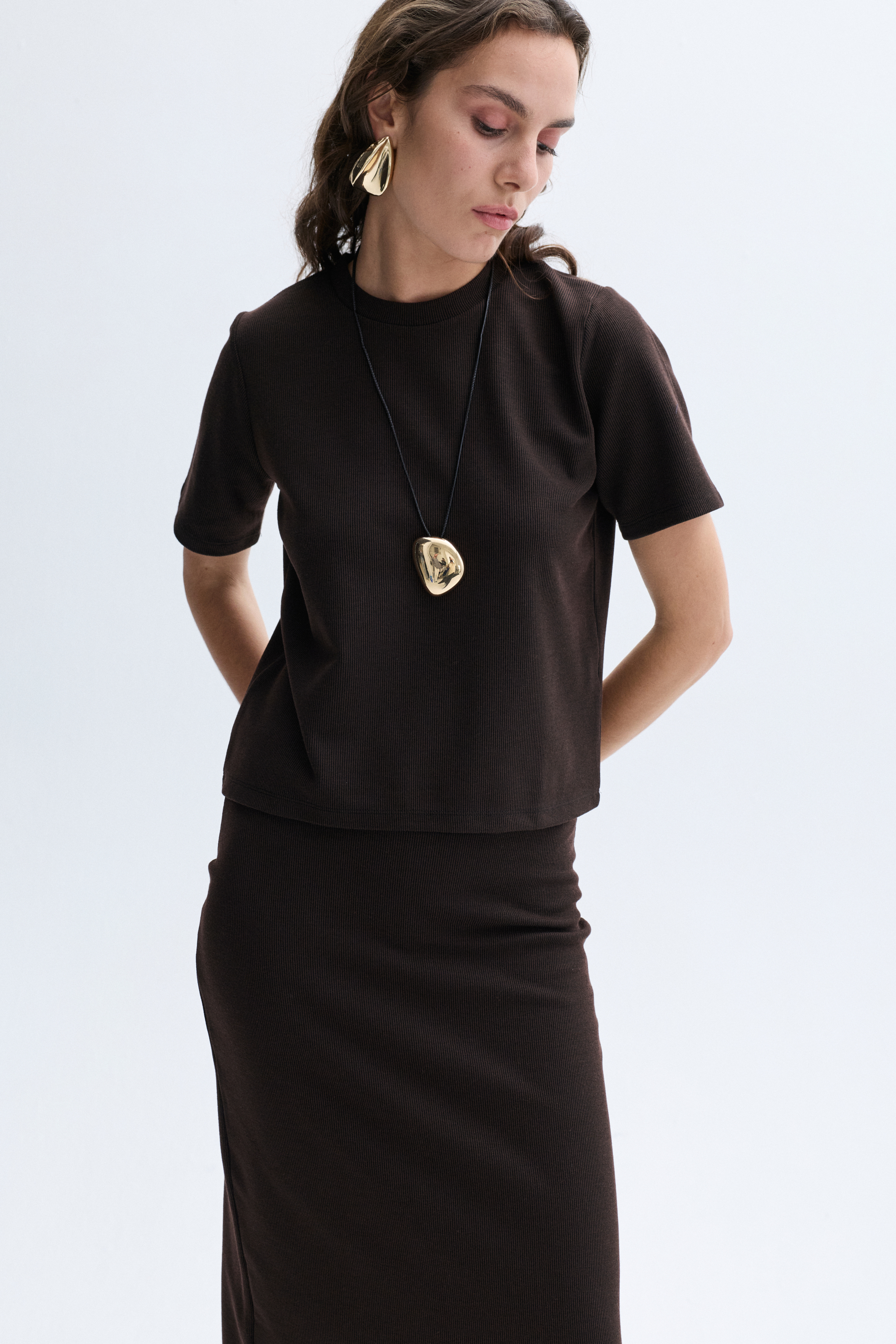 BİSİKLET YAKA T-SHIRT