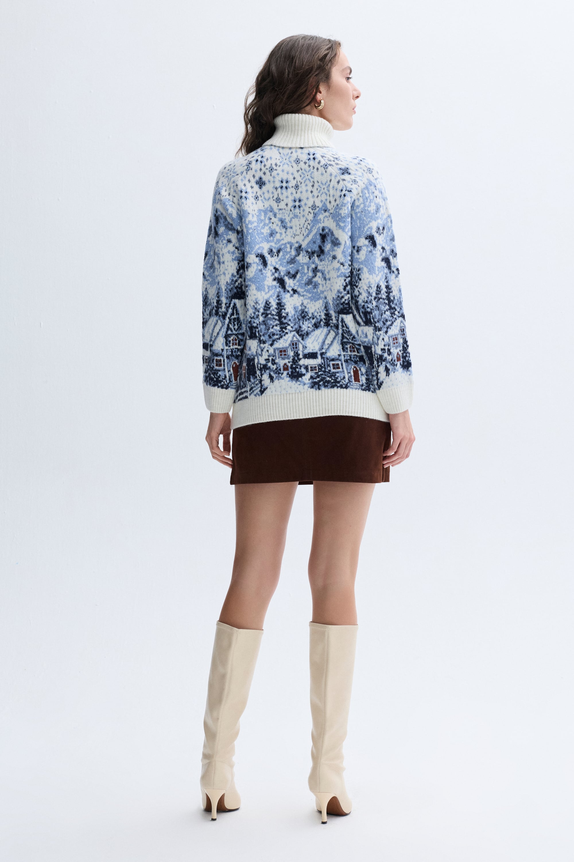 LOOSE FIT JAKARLI BALIKÇI YAKA KAZAK