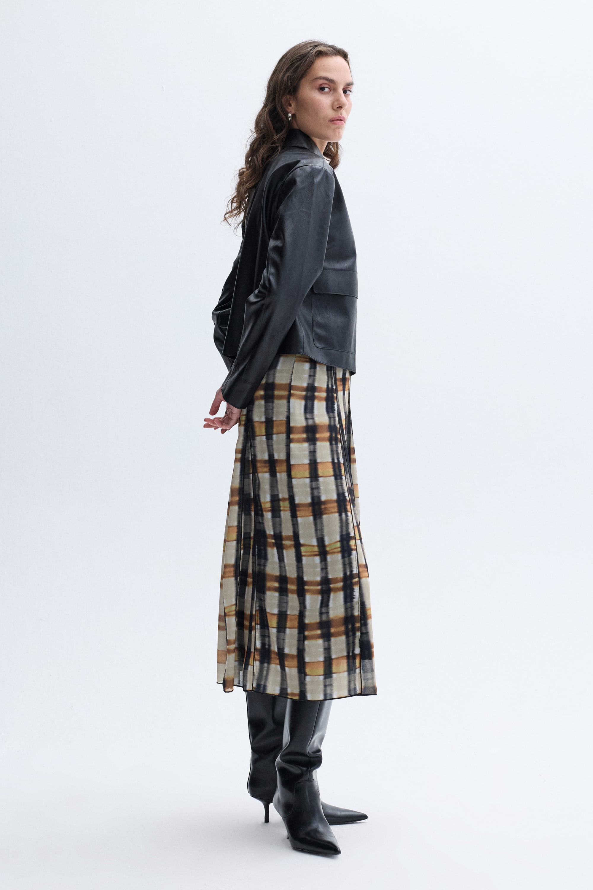 EKOSELİ KLOŞ MİDİ ETEK