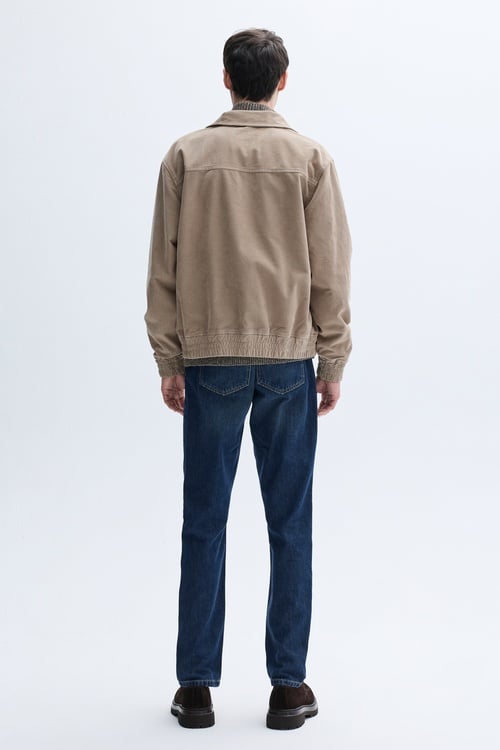 REGULAR FIT KADİFE DOKULU BOMBER CEKET