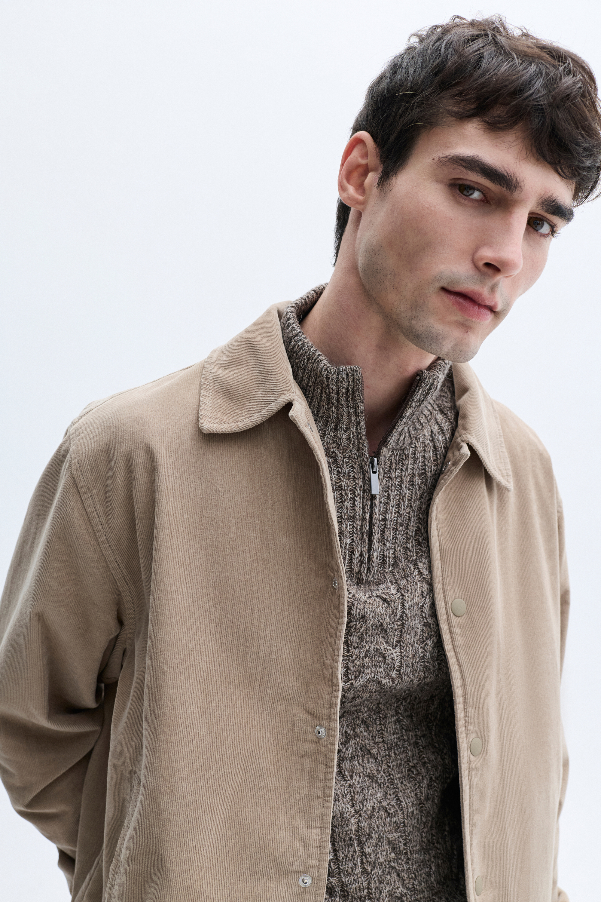 REGULAR FIT KADİFE DOKULU BOMBER CEKET