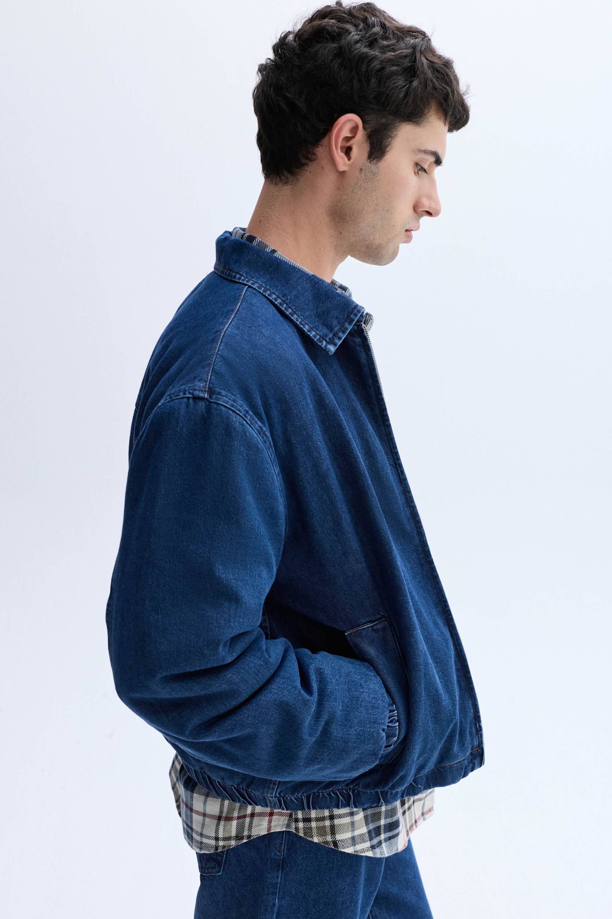 COMFORT FIT JEAN CEKET