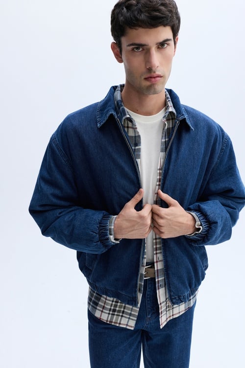 COMFORT FIT JEAN CEKET