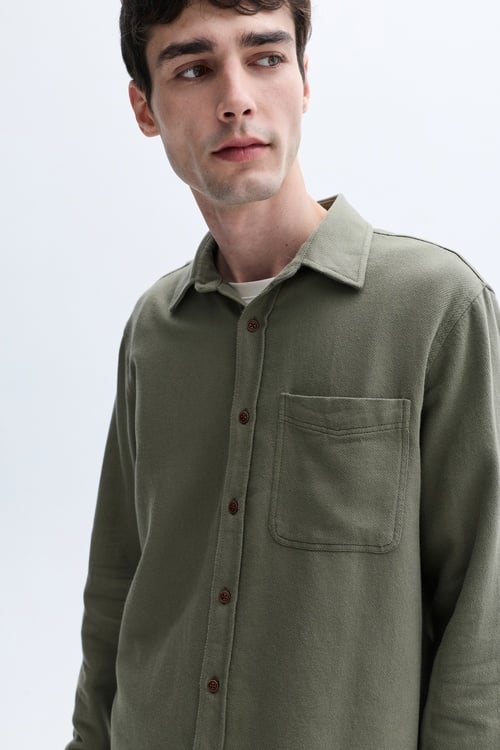 REGULAR FIT UZUN KOLLU GÖMLEK