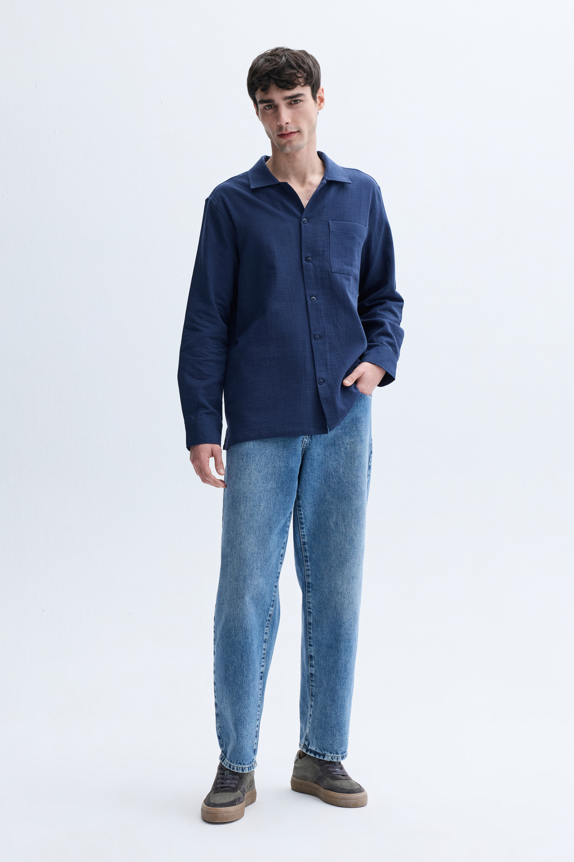 COMFORT FIT UZUN KOLLU GÖMLEK