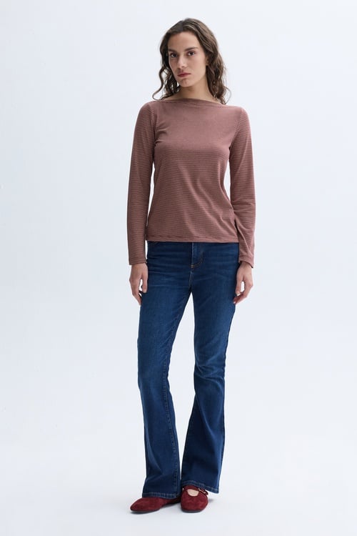 FLARE FIT JEAN PANTOLON