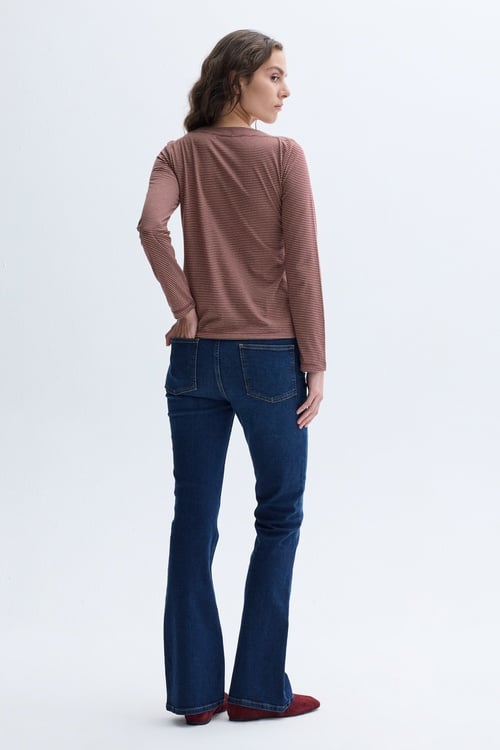 FLARE FIT JEAN PANTOLON