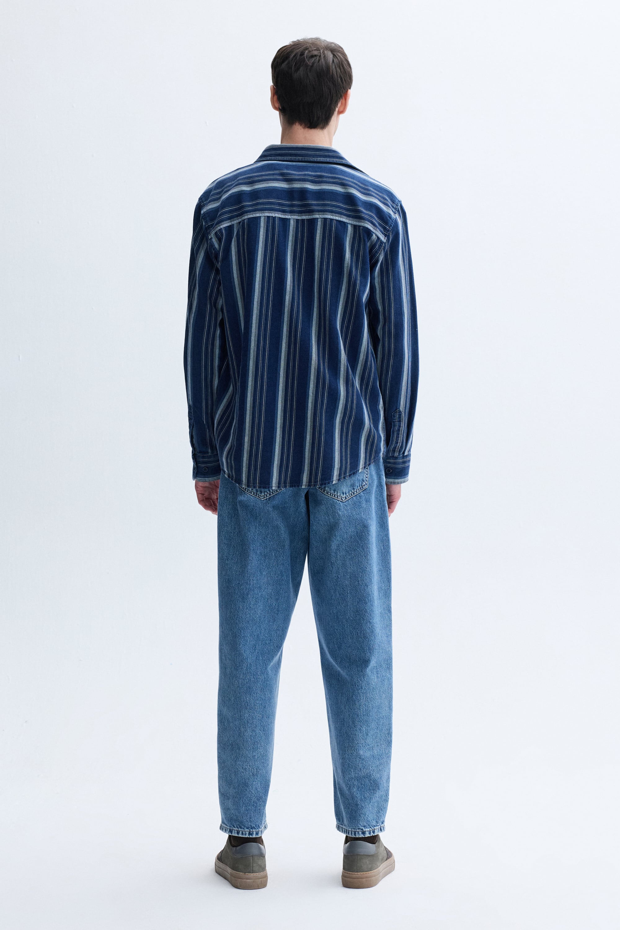 ÇİZGİLİ REGULAR FIT UZUN KOLLU GÖMLEK