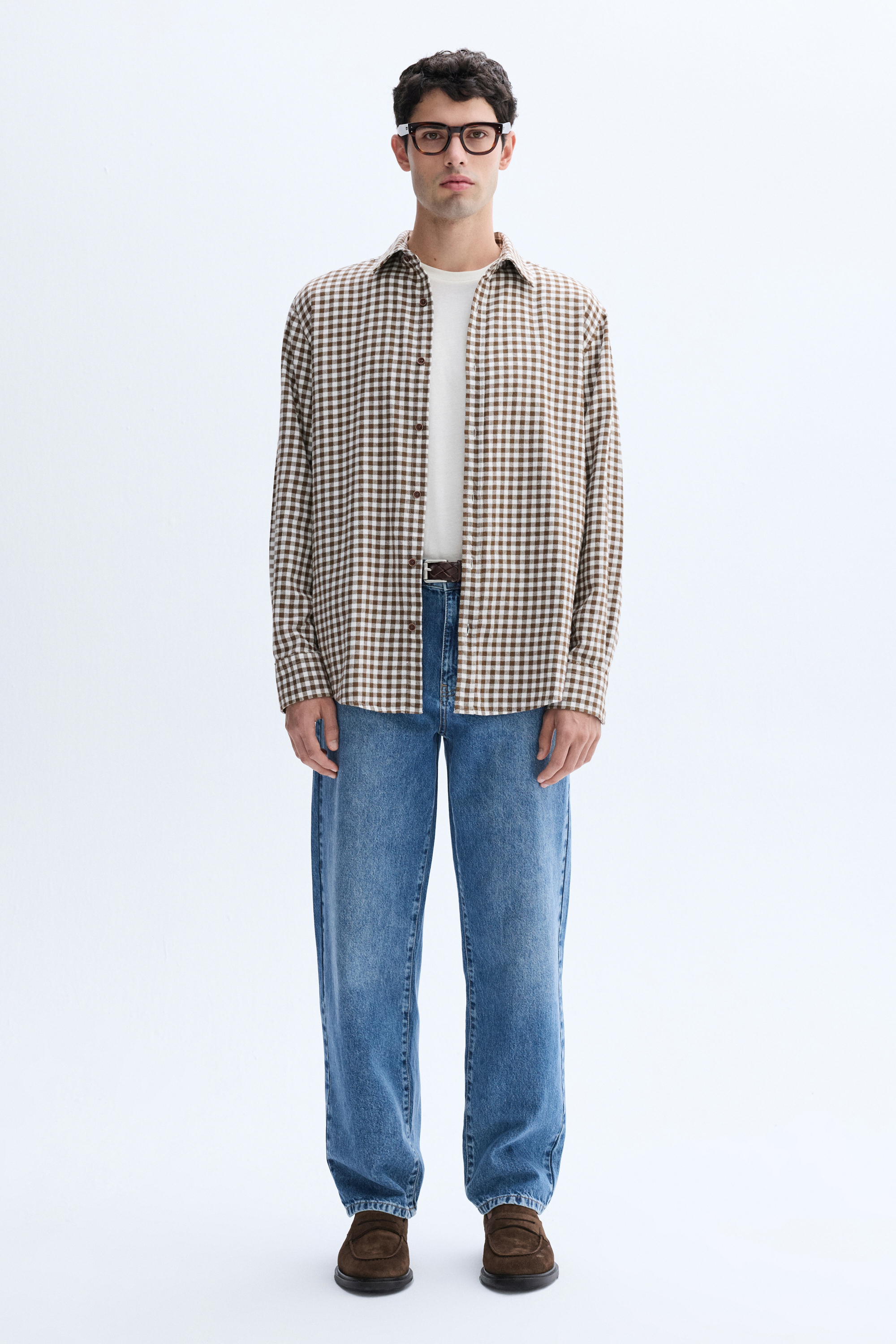 EKOSELİ REGULAR FIT UZUN KOLLU GÖMLEK