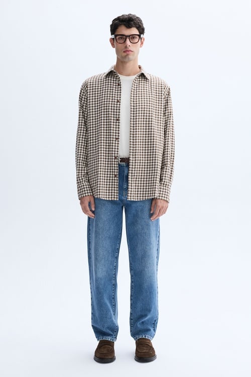 EKOSELİ REGULAR FIT UZUN KOLLU GÖMLEK