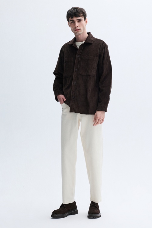 COMFORT FIT KADİFE DOKULU CEKET