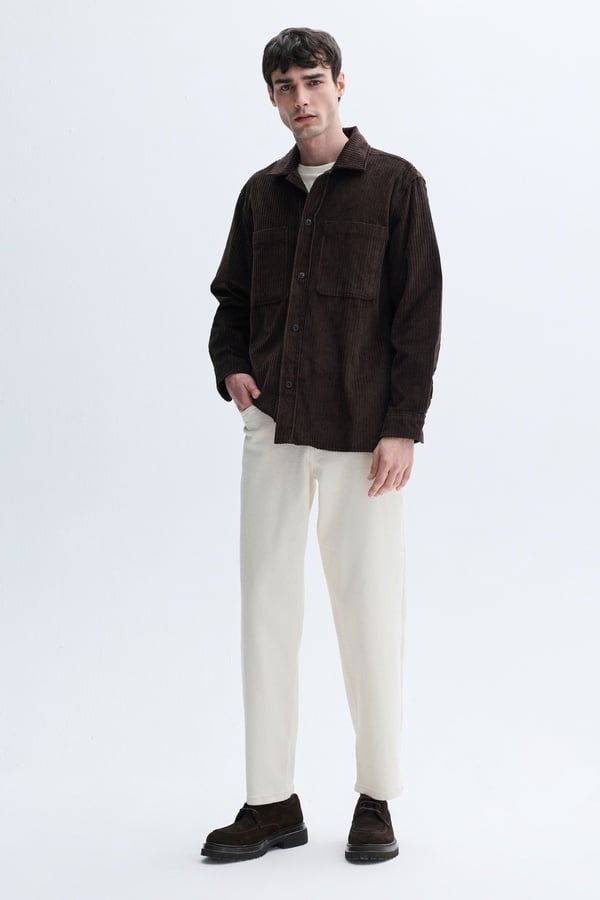 COMFORT FIT KADİFE DOKULU CEKET