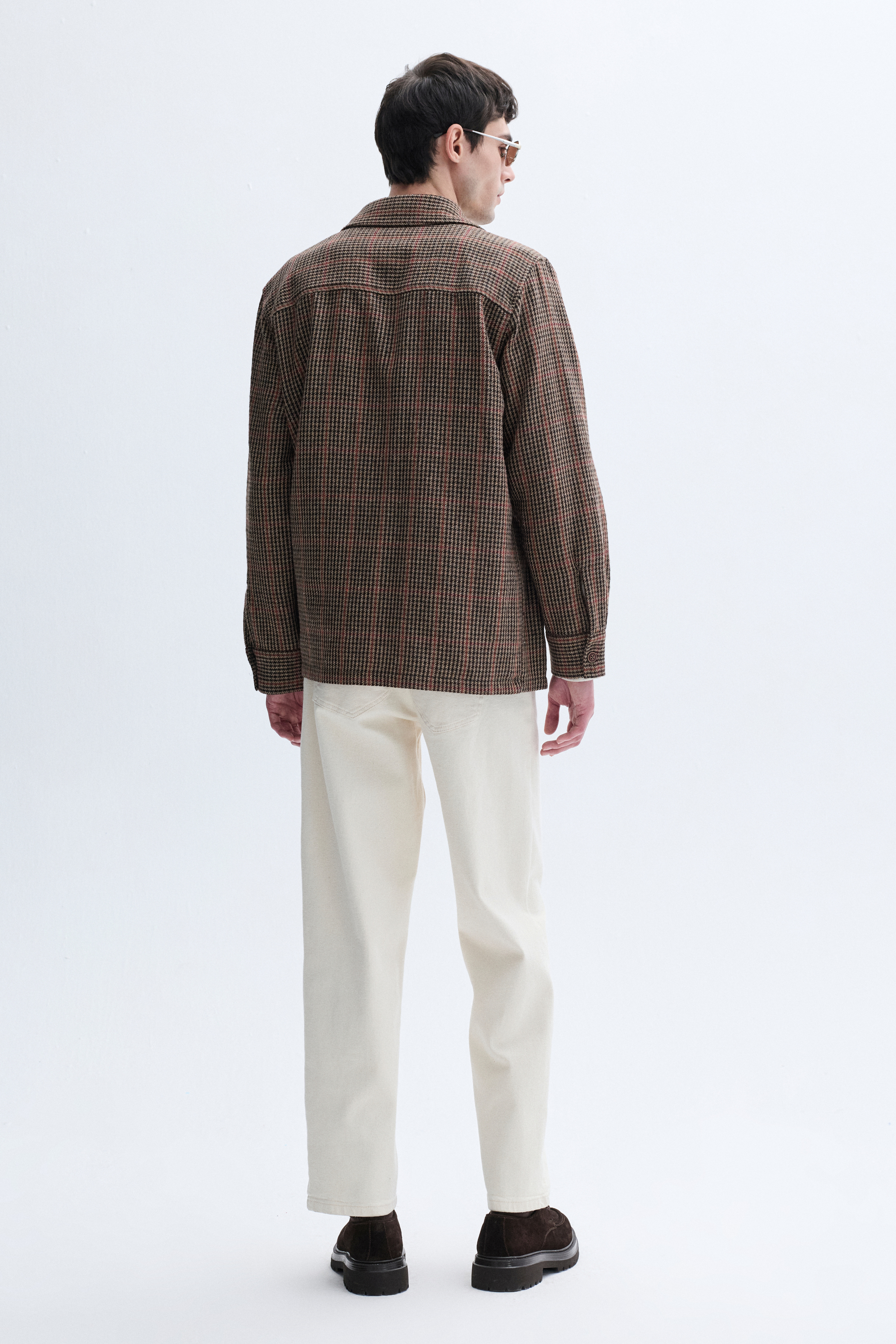 JAKARLI ÇOK CEPLİ GÖMLEK CEKET