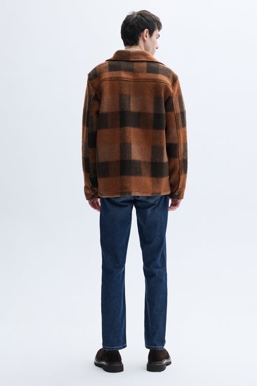 COMFORT FIT EKOSELİ YÜN KARIŞIMLI GÖMLEK CEKET