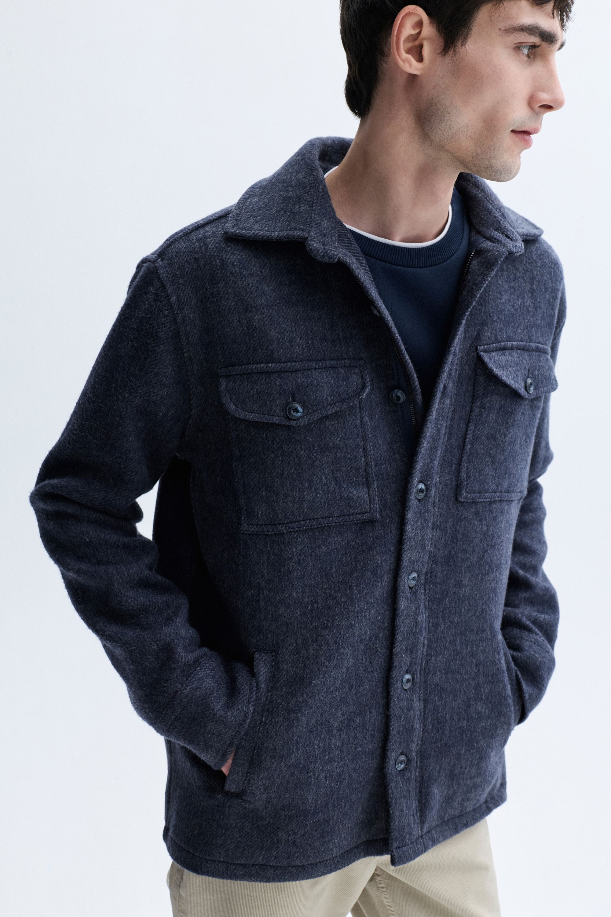 DÜĞMELİ GÖMLEK CEKET