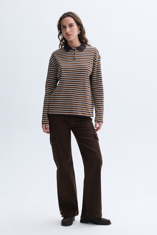 DÜĞME DETAYLI KARGO PANTOLON