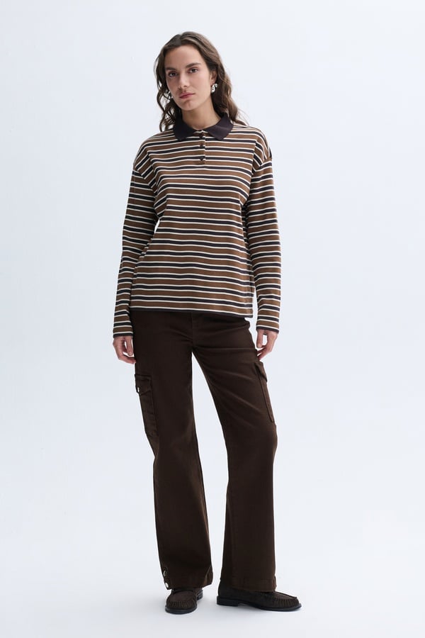 DÜĞME DETAYLI KARGO PANTOLON