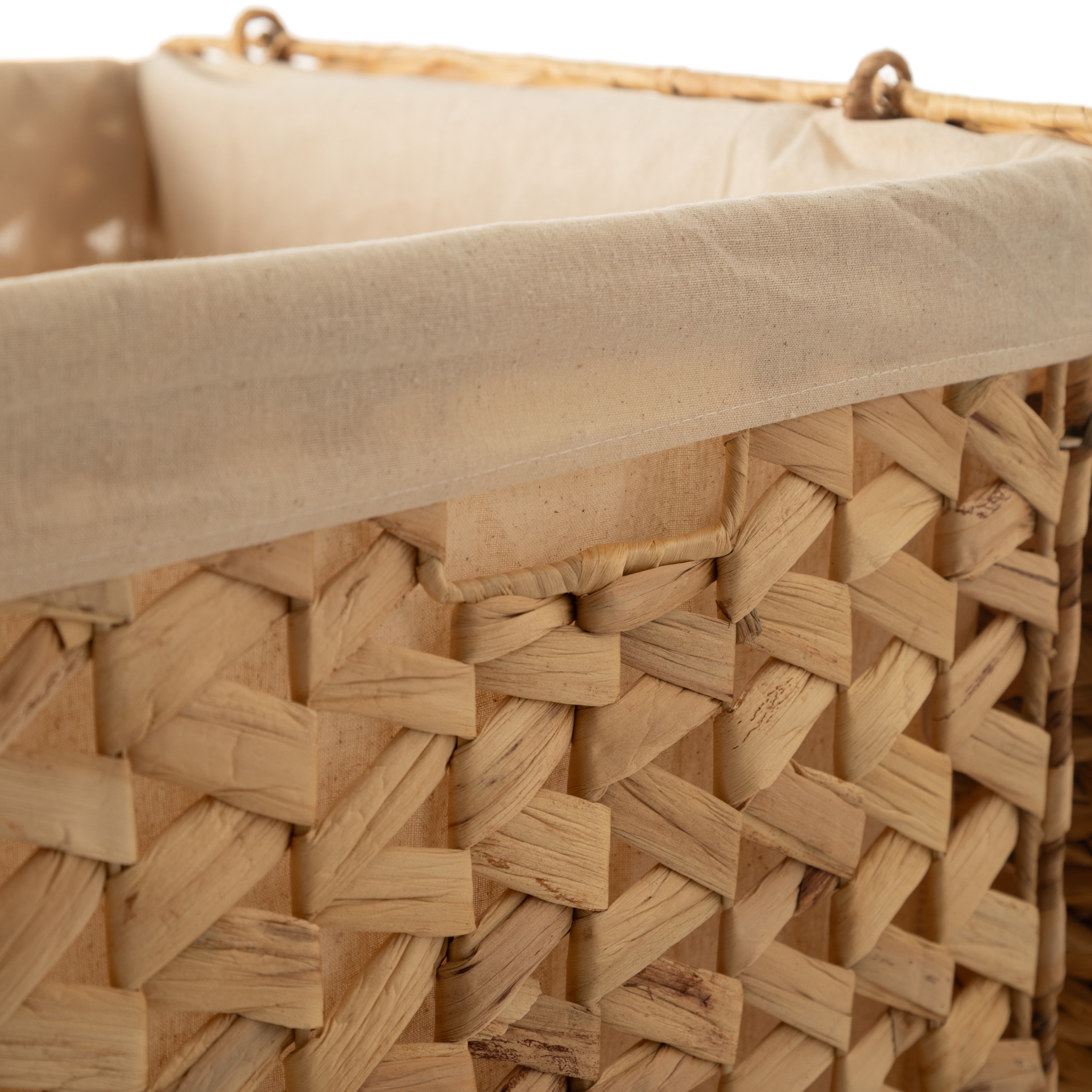 SALLY ÇAMAŞIR SEPETİ NATUREL 44X34X54