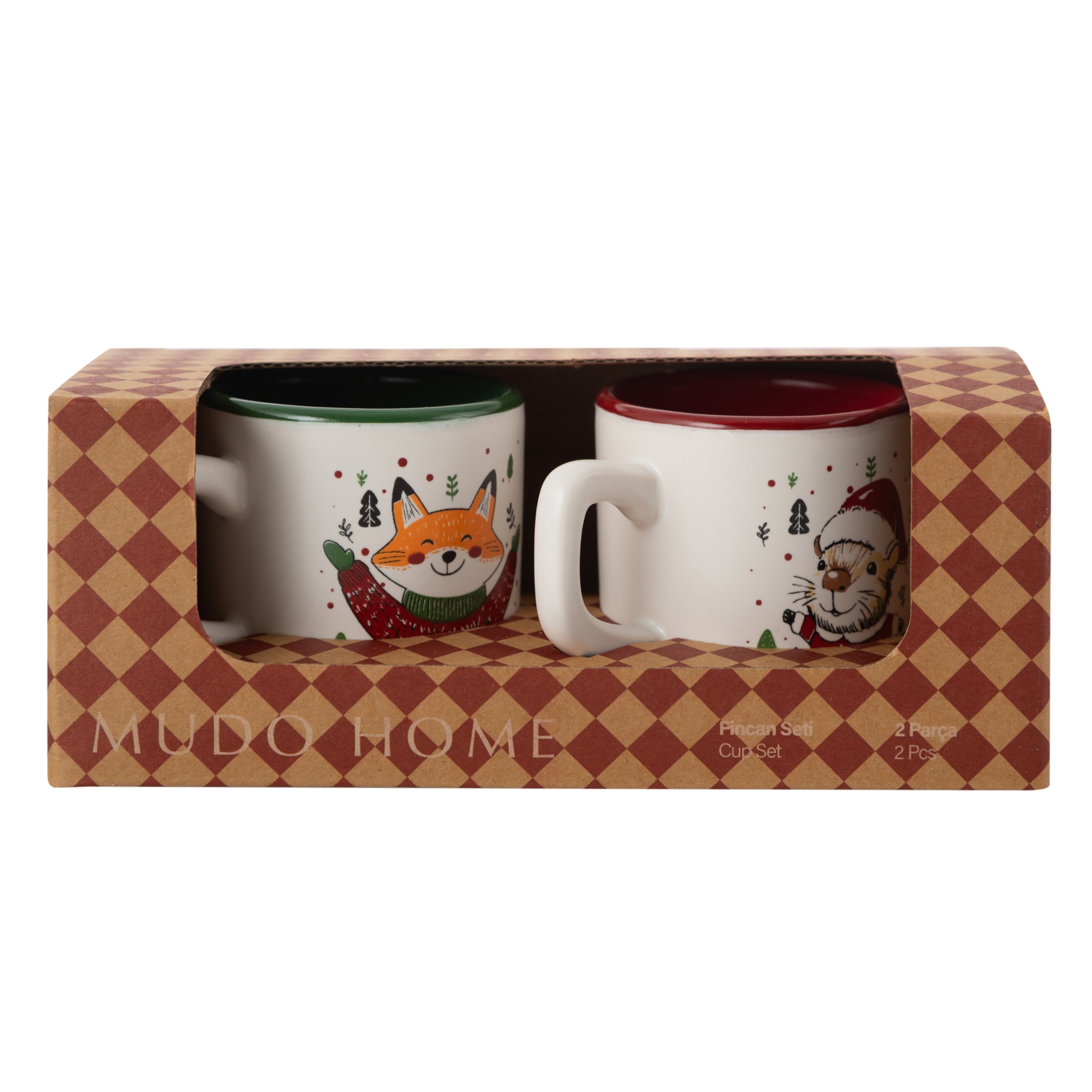 ANIMAL 2' Lİ FİNCAN SETİ