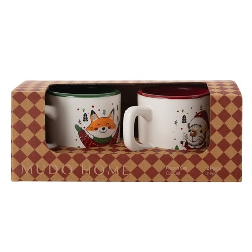  ANIMAL 2' Lİ FİNCAN SETİ