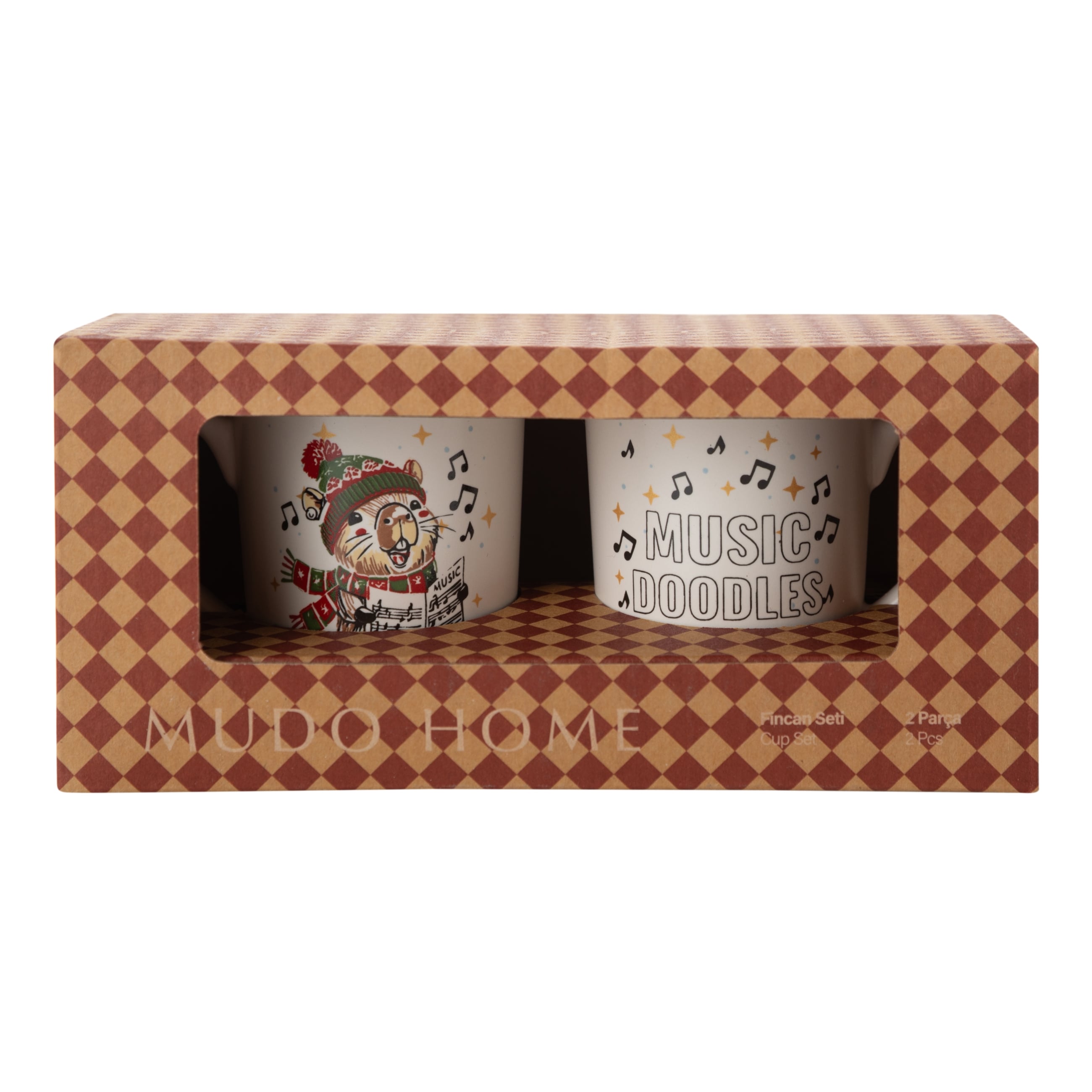 CAPYBARA 2'Lİ FİNCAN SETİ