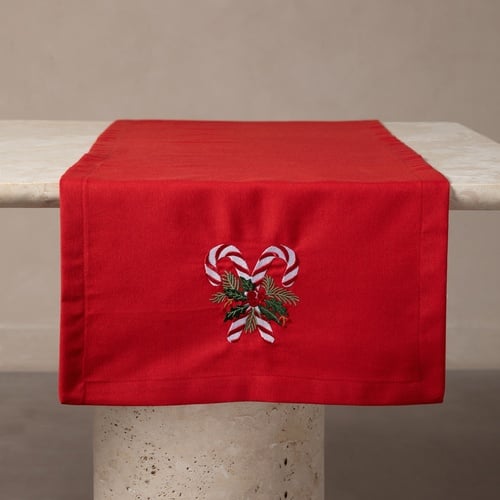 JOY NAKIŞLI RUNNER KIRMIZI 40X140