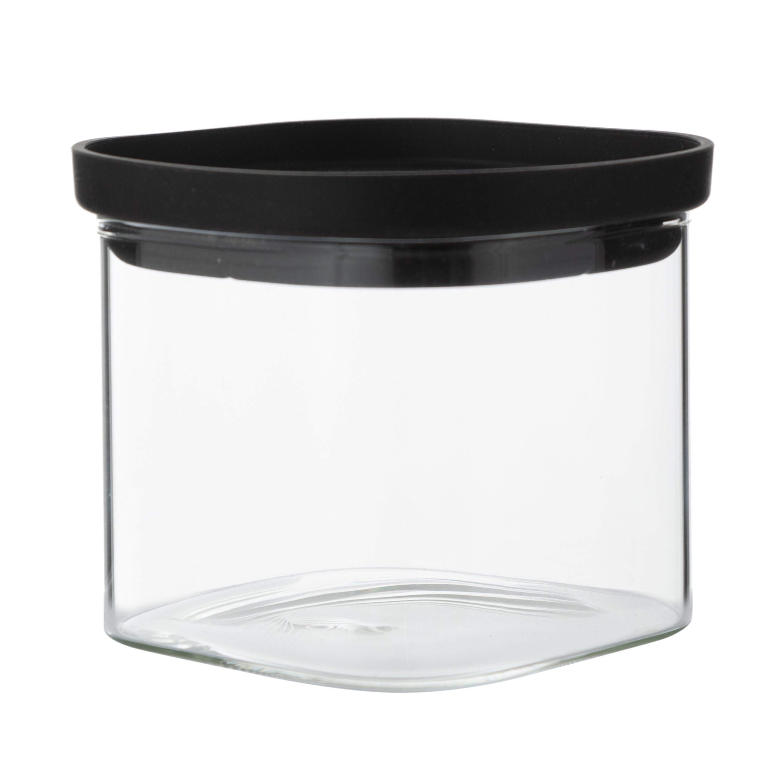 KARE CAM KAVANOZ SİLİKON-CAM KAPAK 600 ML