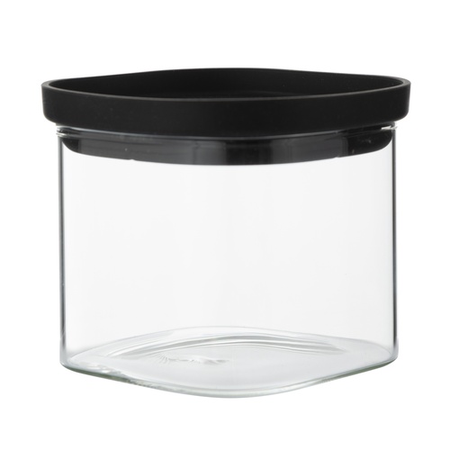  KARE CAM KAVANOZ SİLİKON-CAM KAPAK 600 ML